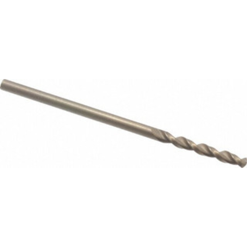 Cleveland Twist Drill #47 135 Parabolic Flute Cobalt Screw Machine Drill Bit Oxide/Gold Finish, Right Hand Cut, 3/4 Flute Length, 1-11/16 OAL, Split Point, Straight Shank C14313 – 76928480