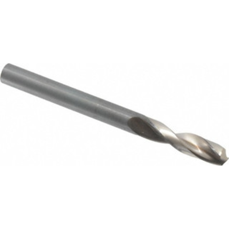 Guhring #2 130 Parabolic Flute High Speed Steel Screw Machine Drill Bit Bright Finish, Right Hand Cut, 1-7/64 Flute Length, 2-19/32 OAL, Standard Point, Straight Shank 9005520056100 – 85775021