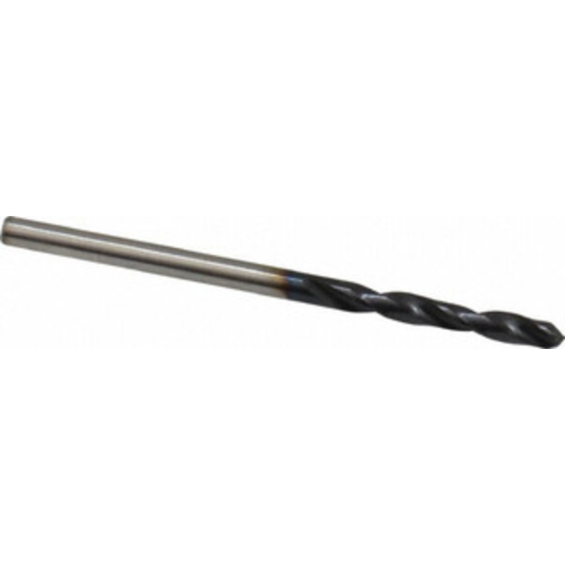 Hertel #39 135 Spiral Flute Cobalt Screw Machine Drill Bit TiAlN Finish, Right Hand Cut, 13/16 Flute Length, 1-13/16 OAL, Split Point, Straight Shank 74132366 – 74132366