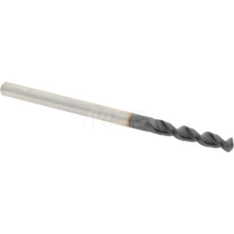 Accupro #36 130 Parabolic Flute Cobalt Screw Machine Drill Bit TiAlN Finish, Right Hand Cut, 0.63 Flute Length, 1.811 OAL, Split Point, Straight Shank 1630271A-AC – 01348424