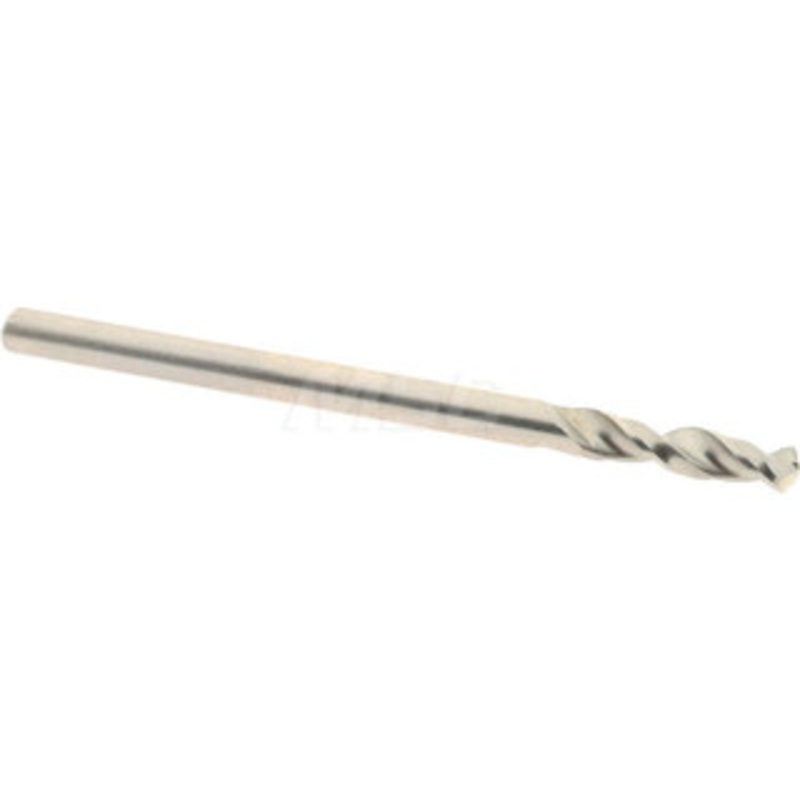 Accupro #38 130 Parabolic Flute Cobalt Screw Machine Drill Bit Bright Finish, Right Hand Cut, 0.551 Flute Length, 1.693 OAL, Split Point, Straight Shank 1630258-AC – 01331461