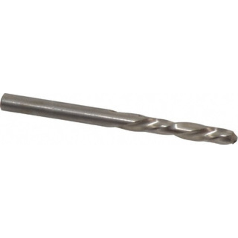 Chicago-Latrobe #17 118 Spiral Flute High Speed Steel Screw Machine Drill Bit Bright Finish, Left Hand Cut, 1-1/8 Flute Length, 2-3/16 OAL, Standard Point, Straight Shank 49087 – 81351173