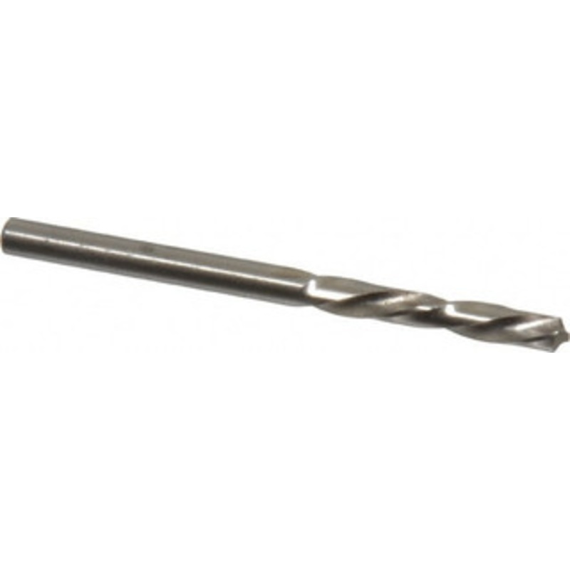 Chicago-Latrobe #27 118 Spiral Flute High Speed Steel Screw Machine Drill Bit Bright Finish, Left Hand Cut, 1 Flute Length, 2-1/16 OAL, Standard Point, Straight Shank 49097 – 81351272