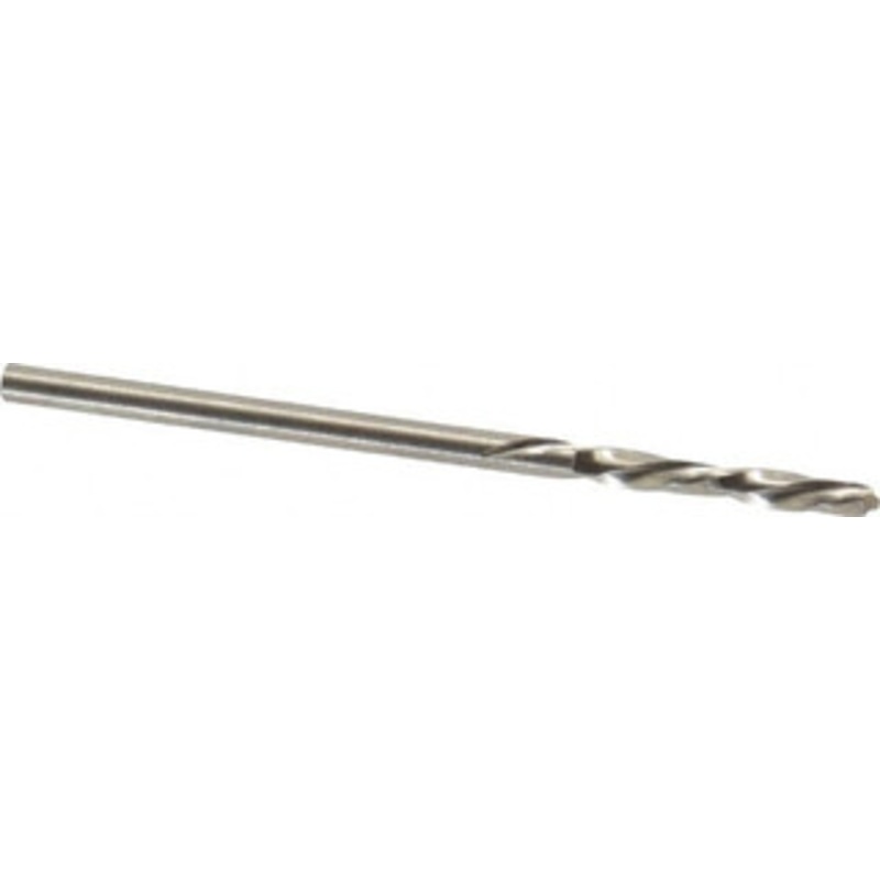 Chicago-Latrobe #48 118 Spiral Flute High Speed Steel Screw Machine Drill Bit Bright Finish, Left Hand Cut, 11/16 Flute Length, 1-11/16 OAL, Standard Point, Straight Shank 49118 – 81351488