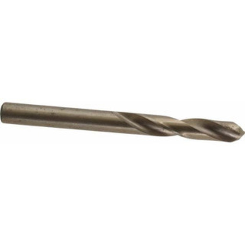 Cleveland Twist Drill #1 135 Spiral Flute Cobalt Screw Machine Drill Bit Oxide/Gold Finish, Right Hand Cut, 1-5/16 Flute Length, 2-7/16 OAL, Split Point, Straight Shank C14634 – 63793012