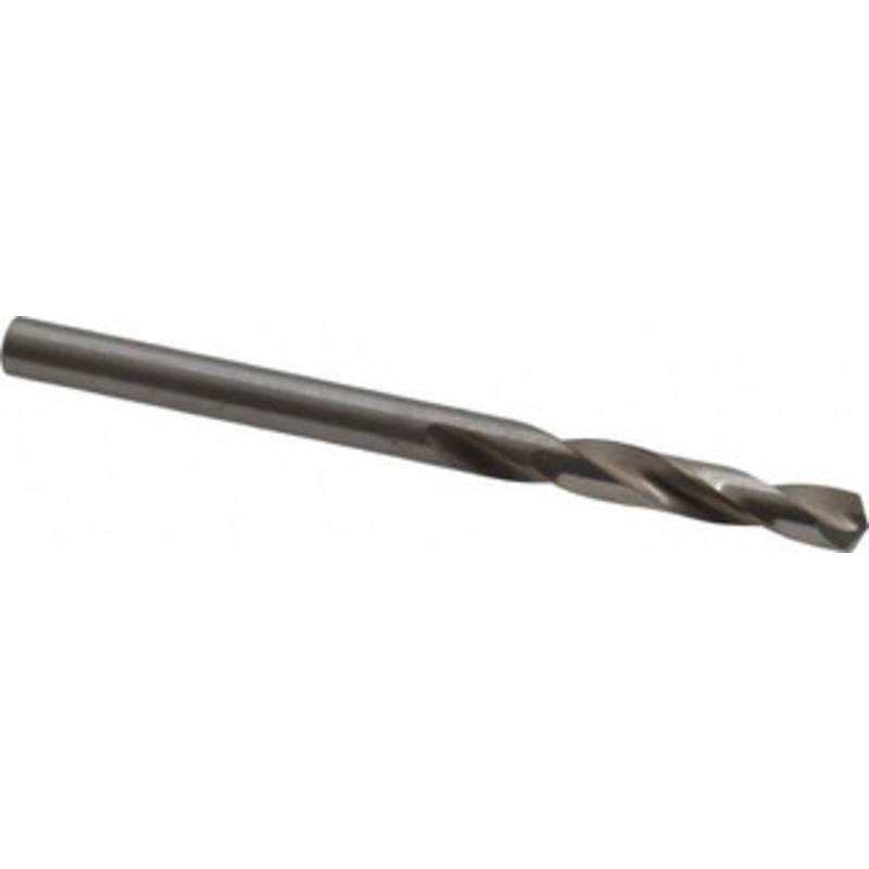 Cleveland Twist Drill #25 135 Spiral Flute High Speed Steel Screw Machine Drill Bit Bright Finish, Right Hand Cut, 1 Flute Length, 2-1/16 OAL, Split Point, Straight Shank C70329 – 74332586