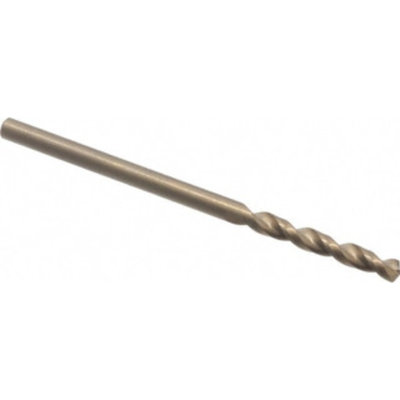 Cleveland Twist Drill #42 135 Parabolic Flute Cobalt Screw Machine Drill Bit Oxide/Gold Finish, Right Hand Cut, 3/4 Flute Length, 1-3/4 OAL, Split Point, Straight Shank C14308 – 76928431