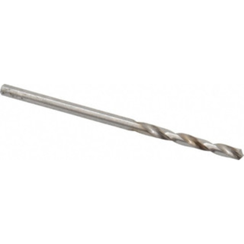 Cleveland Twist Drill #46 118 Spiral Flute High Speed Steel Screw Machine Drill Bit Bright Finish, Right Hand Cut, 3/4 Flute Length, 1-3/4 OAL, Standard Point, Straight Shank C04394 – 63706469