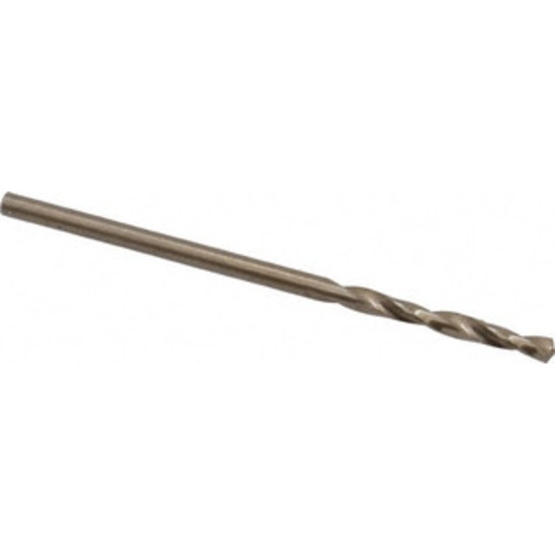 Cleveland Twist Drill #49 135 Spiral Flute Cobalt Screw Machine Drill Bit Oxide/Gold Finish, Right Hand Cut, 11/16 Flute Length, 1-11/16 OAL, Split Point, Straight Shank C14531 – 63793491