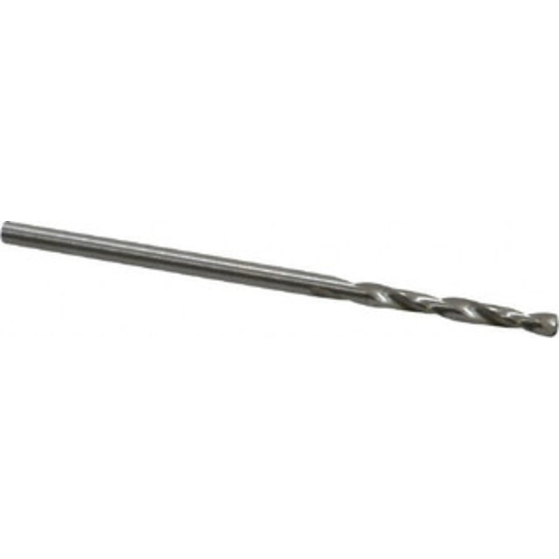 Cleveland Twist Drill #49 135 Spiral Flute High Speed Steel Screw Machine Drill Bit Bright Finish, Right Hand Cut, 11/16 Flute Length, 1-11/16 OAL, Split Point, Straight Shank C70353 – 74332818