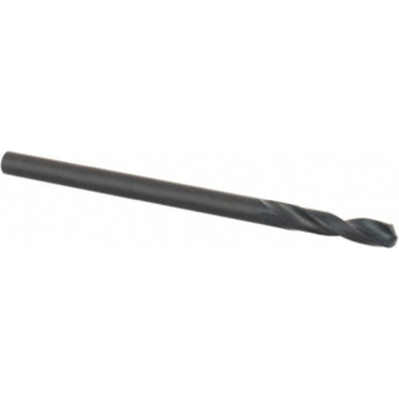 Guhring #41 130 Spiral Flute Cobalt Screw Machine Drill Bit Oxide Finish, Right Hand Cut, 14mm Flute Length, 43mm OAL, Standard Point, Straight Shank 9003290024400 – 82875717