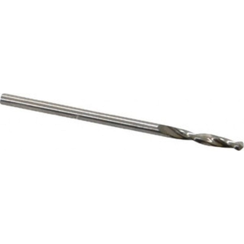 Guhring #51 130 Parabolic Flute High Speed Steel Screw Machine Drill Bit Bright Finish, Right Hand Cut, 25/64 Flute Length, 1-11/32 OAL, Standard Point, Straight Shank 9005520017000 – 85775518