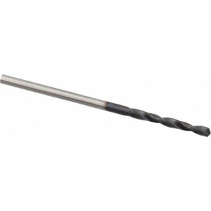 Hertel #45 135 Spiral Flute Cobalt Screw Machine Drill Bit TiAlN Finish, Right Hand Cut, 3/4 Flute Length, 1-3/4 OAL, Split Point, Straight Shank 74132424 – 74132424