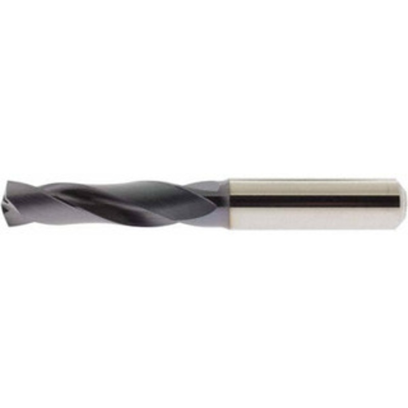 Accupro #16 140 Spiral Flute Solid Carbide Screw Machine Drill Bit AlTiN Finish, Right Hand Cut, 24mm Flute Length, 66mm OAL, Straight Shank, Through Coolant UL177052 – 41585837