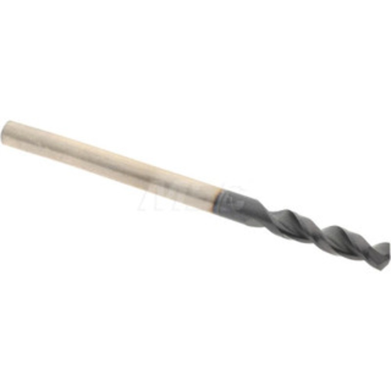 Accupro #33 130 Parabolic Flute Cobalt Screw Machine Drill Bit TiAlN Finish, Right Hand Cut, 0.63 Flute Length, 1.811 OAL, Split Point, Straight Shank 1630287A-AC – 01348499