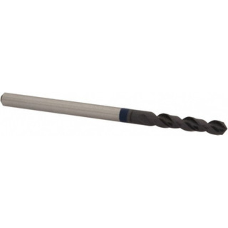 Accupro #35 120 Spiral Flute Cobalt Screw Machine Drill Bit TiAlN Finish, Right Hand Cut, 16mm Flute Length, 46mm OAL, Split Point, Straight Shank 1BS0279-AC – 05493283