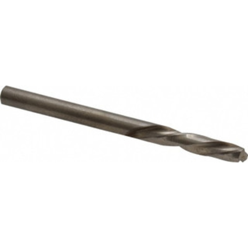 Chicago-Latrobe #18 118 Spiral Flute High Speed Steel Screw Machine Drill Bit Bright Finish, Left Hand Cut, 1-1/16 Flute Length, 2-1/8 OAL, Standard Point, Straight Shank 49088 – 81351181