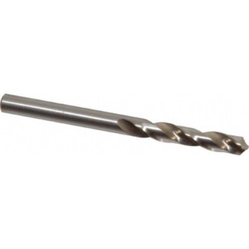 Cleveland Twist Drill #16 118 Spiral Flute High Speed Steel Screw Machine Drill Bit Bright Finish, Right Hand Cut, 1-1/8 Flute Length, 2-3/16 OAL, Standard Point, Straight Shank C04462 – 63706162