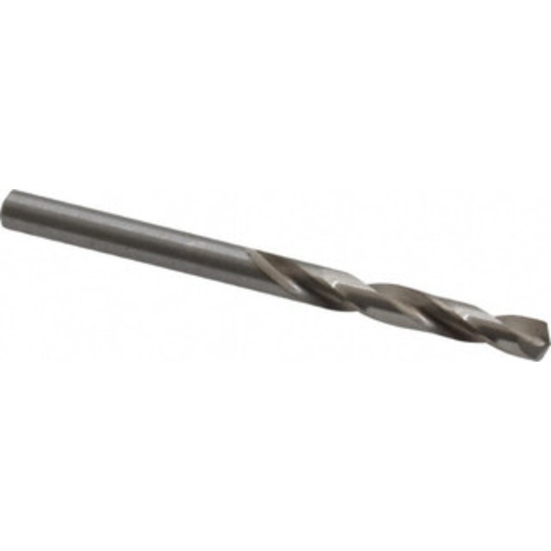 Cleveland Twist Drill #21 135 Spiral Flute High Speed Steel Screw Machine Drill Bit Bright Finish, Right Hand Cut, 1-1/16 Flute Length, 2-1/8 OAL, Split Point, Straight Shank C70325 – 74332545