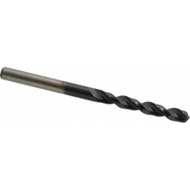 Cleveland Twist Drill #27 135 Parabolic Flute Cobalt Screw Machine Drill Bit TiAlN Finish, Right Hand Cut, 1 Flute Length, 2-1/16 OAL, Split Point, Straight Shank C15117 – 75910257