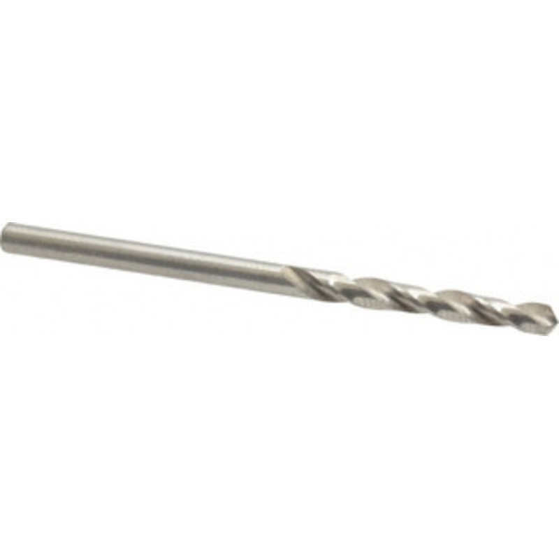 Cleveland Twist Drill #35 118 Spiral Flute High Speed Steel Screw Machine Drill Bit Bright Finish, Right Hand Cut, 7/8 Flute Length, 1-7/8 OAL, Standard Point, Straight Shank C04419 – 63706352