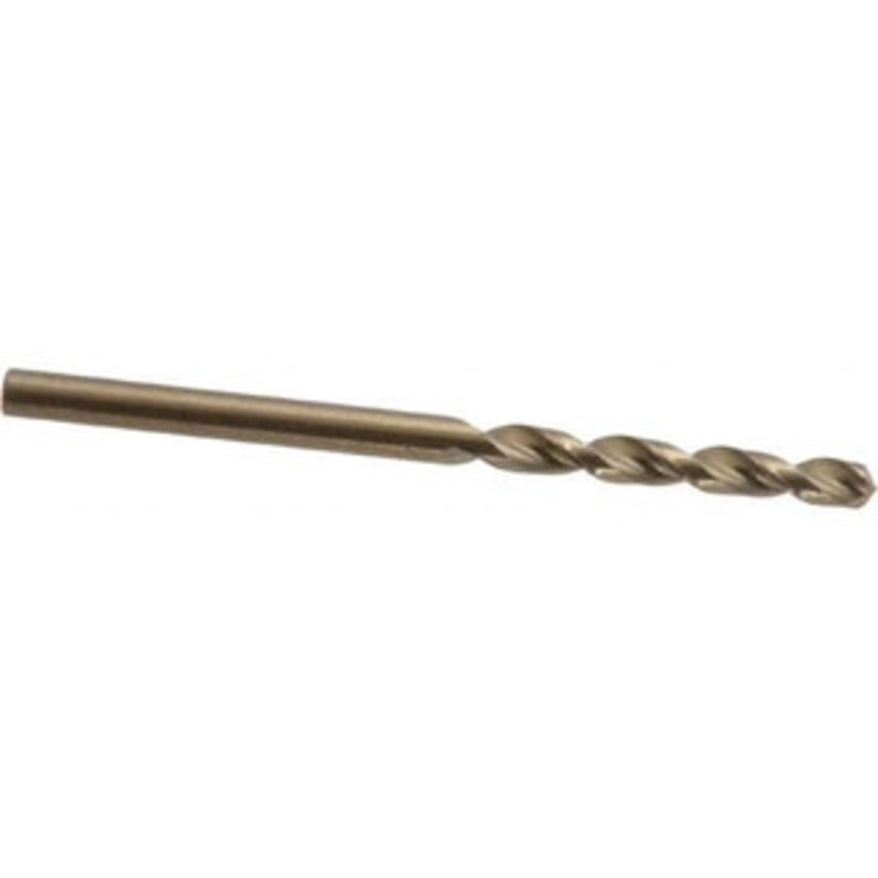 Cleveland Twist Drill #36 135 Parabolic Flute Cobalt Screw Machine Drill Bit Oxide/Gold Finish, Right Hand Cut, 13/16 Flute Length, 1-13/16 OAL, Split Point, Straight Shank C14276 – 75905166