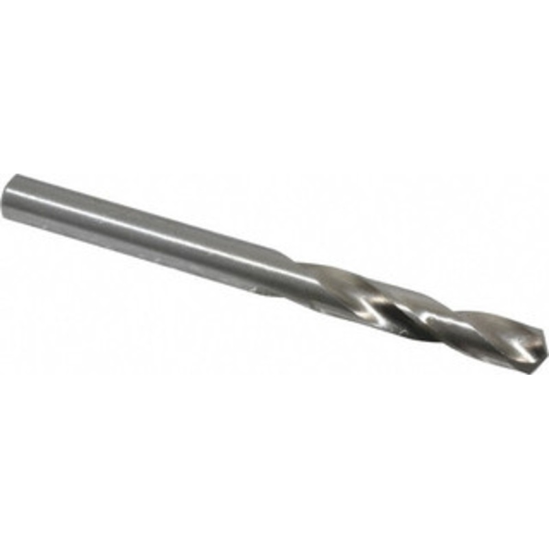 Cleveland Twist Drill #6 135 Spiral Flute High Speed Steel Screw Machine Drill Bit Bright Finish, Right Hand Cut, 1-1/4 Flute Length, 2-3/8 OAL, Split Point, Straight Shank C70310 – 74332396