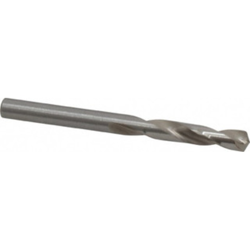 Cleveland Twist Drill #9 135 Spiral Flute High Speed Steel Screw Machine Drill Bit Bright Finish, Right Hand Cut, 1-3/16 Flute Length, 2-1/4 OAL, Split Point, Straight Shank C70313 – 74332420