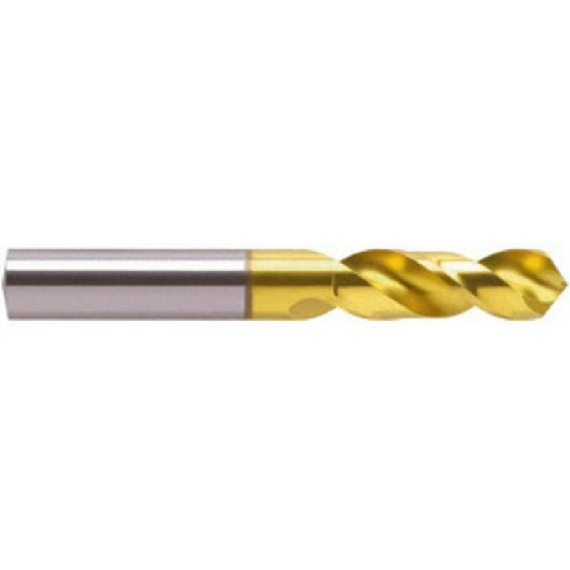 Guhring #1 118 Spiral Flute Cobalt Screw Machine Drill Bit TiN Finish, Right Hand Cut, 28mm Flute Length, 66mm OAL, Four Facet, Split Point, Straight Shank 9055200057900 – 55077374