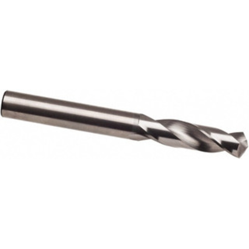 Guhring #1 118 Spiral Flute Solid Carbide Screw Machine Drill Bit Bright Finish, Right Hand Cut, 28mm Flute Length, 66mm OAL, Faceted Point, Straight Shank 9007300057900 – 58580408