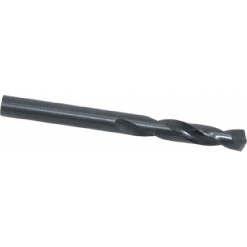 Hertel #2 135 Spiral Flute High Speed Steel Screw Machine Drill Bit Oxide Finish, Right Hand Cut, 1-5/16 Flute Length, 2-7/16 OAL, Split Point, Straight Shank 2386092 – 02386092