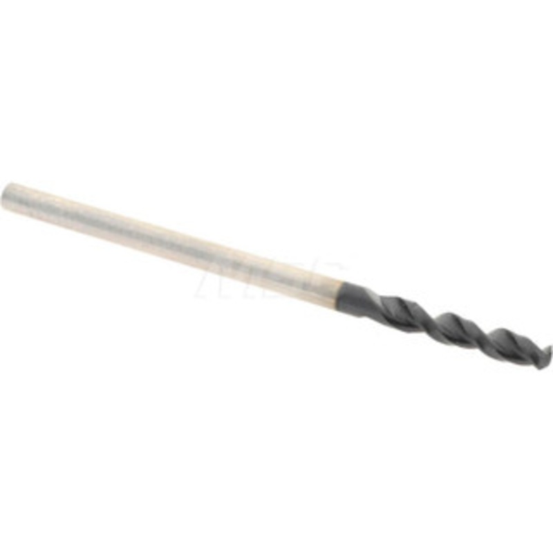 Accupro #48 130 Parabolic Flute Cobalt Screw Machine Drill Bit TiAlN Finish, Right Hand Cut, 0.472 Flute Length, 1.496 OAL, Split Point, Straight Shank 1630193A-AC – 01348127