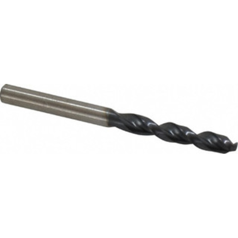 Cleveland Twist Drill #17 135 Parabolic Flute Cobalt Screw Machine Drill Bit TiAlN Finish, Right Hand Cut, 1-1/8 Flute Length, 2-3/16 OAL, Split Point, Straight Shank C15107 – 75910158
