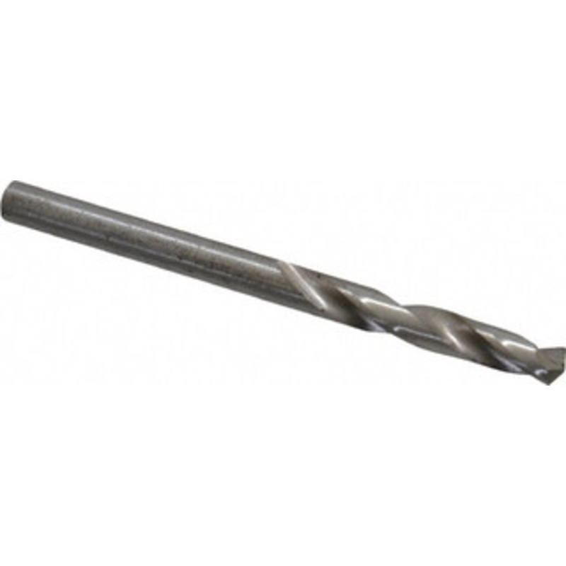 Cleveland Twist Drill #22 135 Spiral Flute High Speed Steel Screw Machine Drill Bit Bright Finish, Right Hand Cut, 1-1/16 Flute Length, 2-1/8 OAL, Split Point, Straight Shank C70326 – 74332552