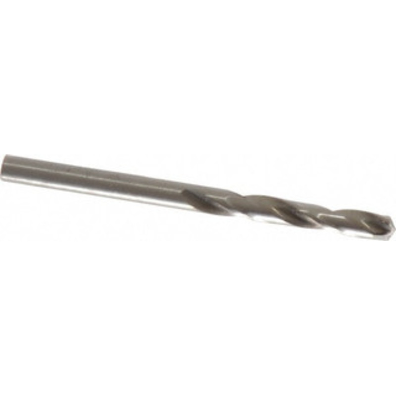 Cleveland Twist Drill #29 135 Spiral Flute High Speed Steel Screw Machine Drill Bit Bright Finish, Right Hand Cut, 15/16 Flute Length, 1-15/16 OAL, Split Point, Straight Shank C70333 – 74332610