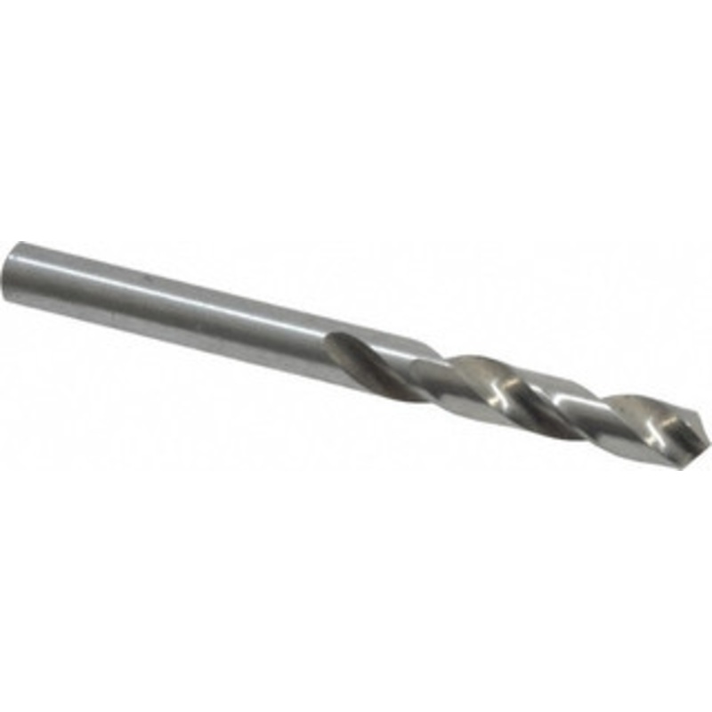 Cleveland Twist Drill #3 118 Spiral Flute High Speed Steel Screw Machine Drill Bit Bright Finish, Right Hand Cut, 1-1/4 Flute Length, 2-3/8 OAL, Standard Point, Straight Shank C04489 – 63706030