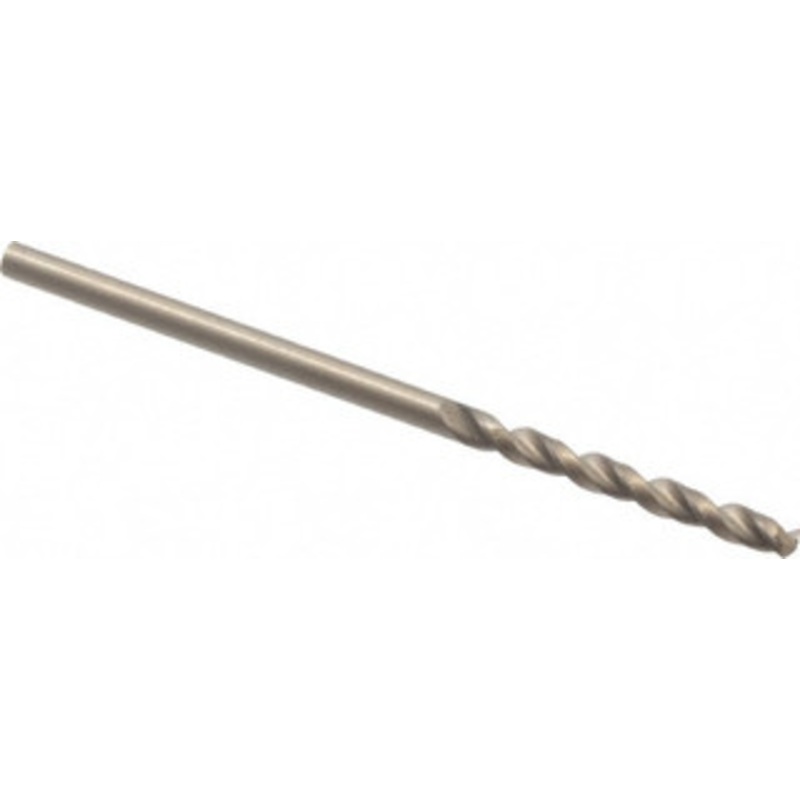 Cleveland Twist Drill #46 135 Parabolic Flute Cobalt Screw Machine Drill Bit Oxide/Gold Finish, Right Hand Cut, 3/4 Flute Length, 1-3/4 OAL, Split Point, Straight Shank C14312 – 76928472