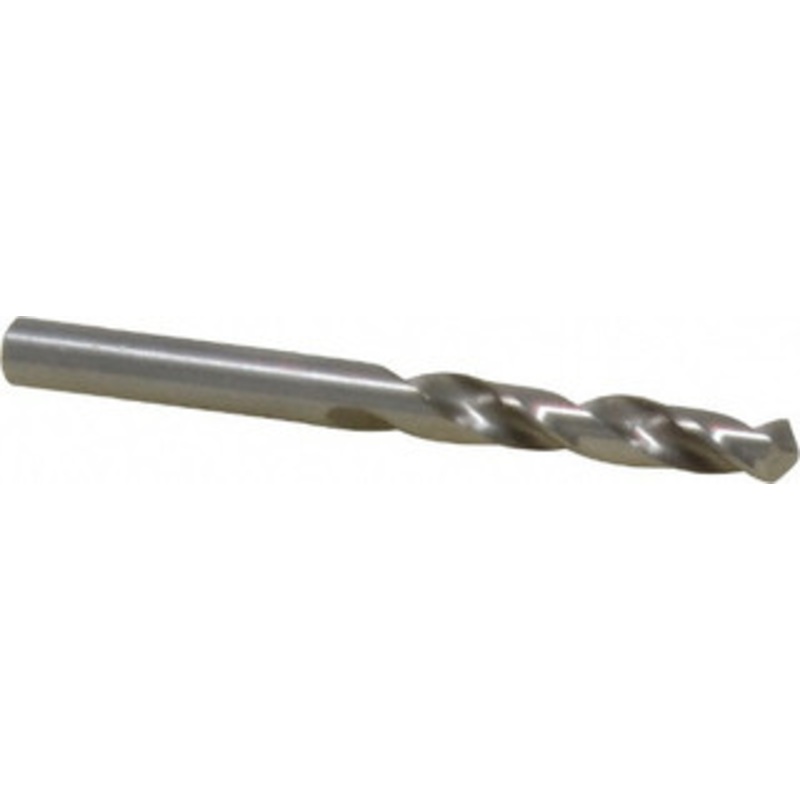 Cleveland Twist Drill #7 118 Spiral Flute High Speed Steel Screw Machine Drill Bit Bright Finish, Right Hand Cut, 1-3/16 Flute Length, 2-1/4 OAL, Standard Point, Straight Shank C04480 – 63706071