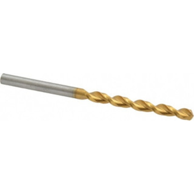 Guhring #16 130 High Speed Steel Jobber Drill TiN Finish, Right Hand Cut, Parabolic Flute, Straight Shank, 3-5/32 OAL, Standard Point 9006520045000 – 85751162