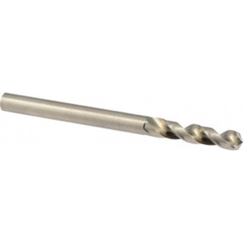Guhring #21 118 Spiral Flute Cobalt Screw Machine Drill Bit Bright Finish, Right Hand Cut, 22mm Flute Length, 55mm OAL, Four Facet, Split Point, Straight Shank 9055240040400 – 55084909