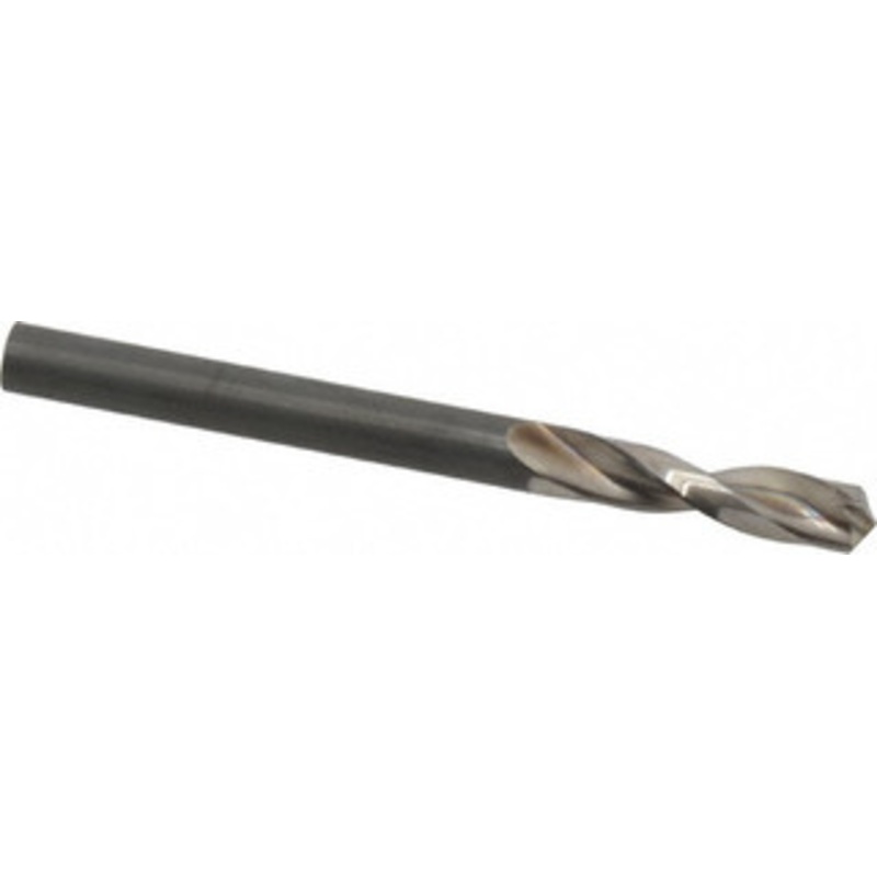 Guhring #3 130 Parabolic Flute High Speed Steel Screw Machine Drill Bit Bright Finish, Right Hand Cut, 1-7/64 Flute Length, 2-19/32 OAL, Standard Point, Straight Shank 9005520054100 – 85775039