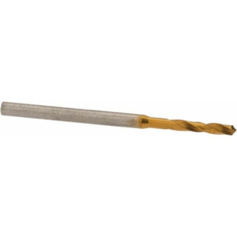 Guhring #56, 118 Point, Cobalt Micro Drill Bit 0.984 OAL, 7.6mm Flute Length, 1.5mm Shank Diam, Series 660 9006600011800 – 85892180