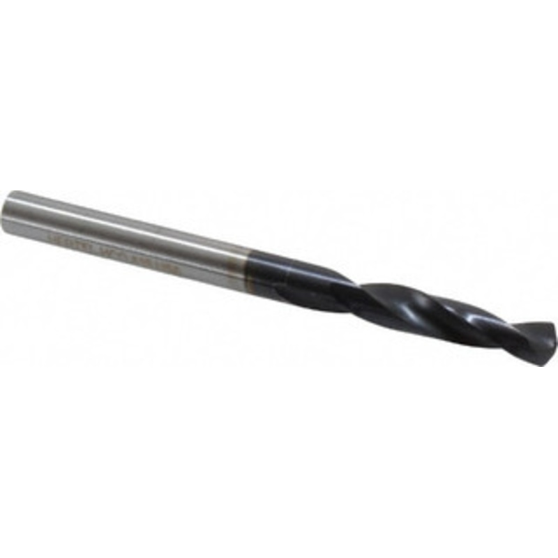 Hertel #19 135 Spiral Flute Cobalt Screw Machine Drill Bit TiAlN Finish, Right Hand Cut, 1-1/16 Flute Length, 2-1/8 OAL, Split Point, Straight Shank 74132168 – 74132168