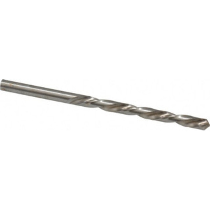 Value Collection #12 118 High Speed Steel Jobber Drill Bright Finish, Left Hand Cut, Spiral Flute, Straight Shank, 3-1/2 OAL, Standard Point 01228121 – 01228121