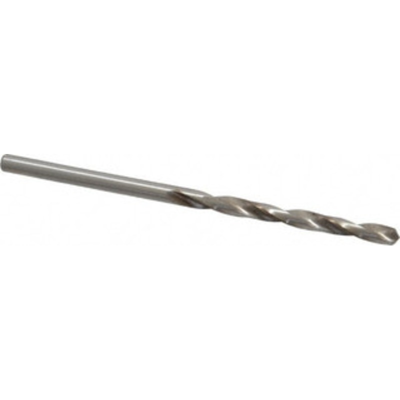 Cleveland Twist Drill #30 118 High Speed Steel Jobber Drill Bright Finish, Right Hand Cut, Spiral Flute, Straight Shank, 2-3/4 OAL, Standard Point C03532 – 63701304