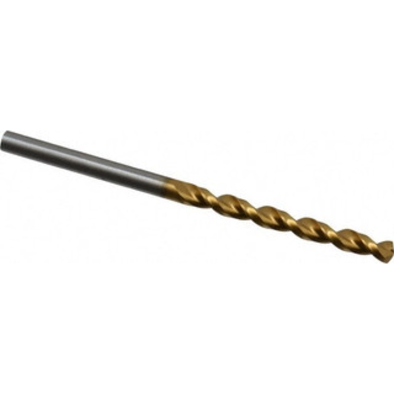 Guhring #26 130 Cobalt Jobber Drill TiN Finish, Right Hand Cut, Parabolic Flute, Straight Shank, 2-3/4 OAL, Standard Point 9006580037300 – 06826747