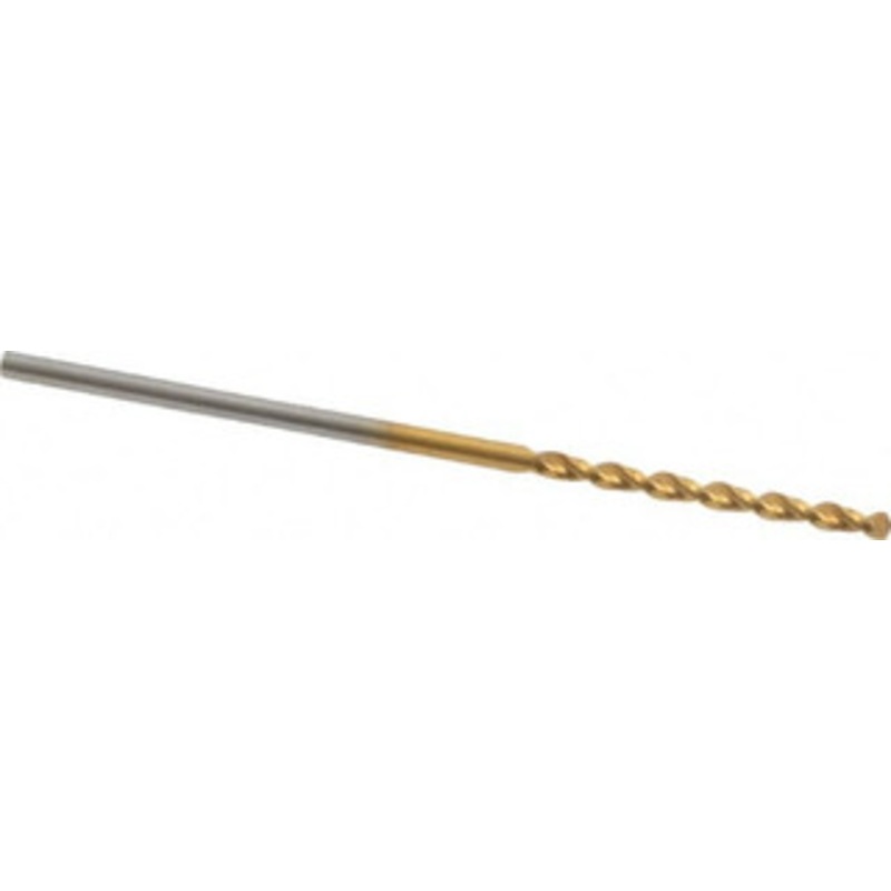 Guhring #56 130 High Speed Steel Jobber Drill TiN Finish, Right Hand Cut, Parabolic Flute, Straight Shank, 1-7/16 OAL, Standard Point 9006520011800 – 85751568