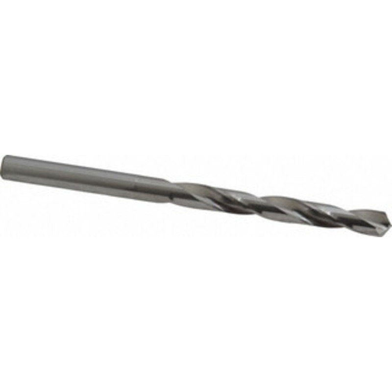 Hertel #15 118 Solid Carbide Jobber Drill Bright Finish, Right Hand Cut, Spiral Flute, Straight Shank, 2-3/4 OAL, Standard Point 79892295 – 79892295