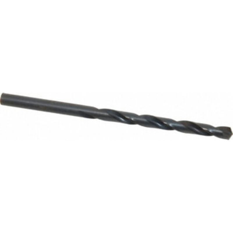 Hertel #5 135 High Speed Steel Jobber Drill Oxide Finish, Right Hand Cut, Spiral Flute, Straight Shank, 3-3/4 OAL, Split Point 84580786 – 84580786
