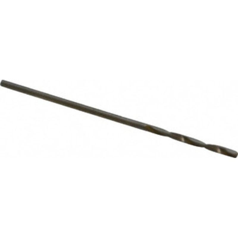 Hertel #56 135 Cobalt Jobber Drill Oxide/Gold Finish, Right Hand Cut, Spiral Flute, Straight Shank, 1-3/4 OAL, Split Point 04139036 – 04139036